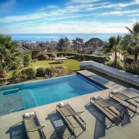 Exceptional With Sea View And Pool In Les Hauteurs, Cannes Dom wakacyjny *